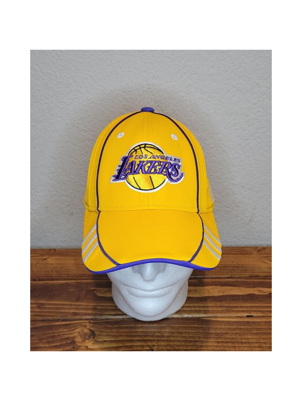 Los Angeles Lakers Cap Hat Adidas Fitted One Size Official Team Basketball - Picture 12 of 12